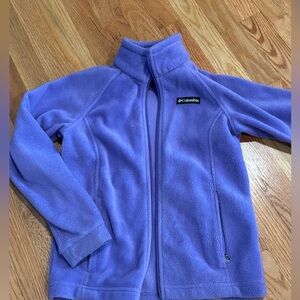 Girls Columbia Fleece Jacket.  Size M (10/12)